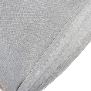 Polo à manches courtes gris pour homme en tissu Oxford de coton avec logo brodé sur le devant, coupe décontractée, longueur normale, respirant - Product Image 5