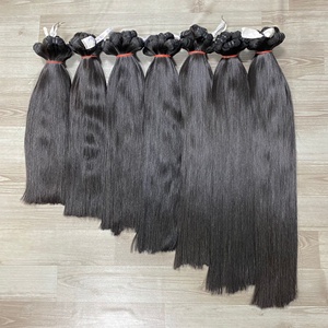 Extensions de cheveux humains vietnamiens naturels droits à double tirage 100% cheveux humains tissés à cuticules alignés meilleur prix pour les femmes noires - Product Image 6