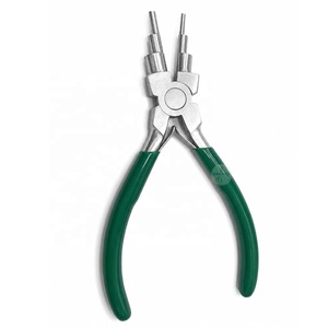 Pince à bijoux 6 en 1 pour la fabrication de anneaux de jonction, de boucles de fil et de créoles, avec fonction de pliage de fil et de pince à bec rond - Product Image 3