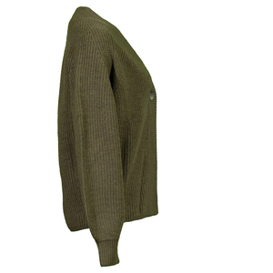 Cárdigan de Lana Merino de Primera Calidad para Mujer, Cuello en V, Un Botón - Product Image 5