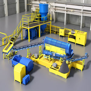 PLANTA DE TRASLACIÓN DE RESIDUOS HÚMEDOS ORGÁNICOS CON MOTOR, ENGRANAJE, COJINETE, PLC, ACERO SUAVE, 90 KW, 3500 kg - Product Image 1