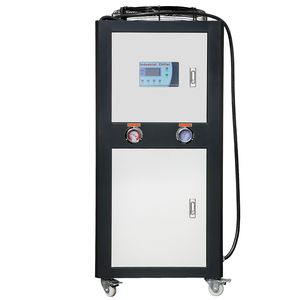 Refrigeratore d'Acqua Industriale da 6HP, 16 Galloni, Raffreddamento ad Aria, Capacità di Raffreddamento 15.100 Kcal/h, Condensatore a Pinne con Pompa e PLC Integrato - Product Image 1