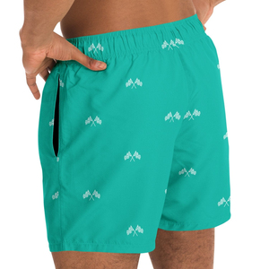 Short de bain homme 2026 en coton et polyester de haute qualité, décontracté, personnalisable par sublimation et logo, pour la plage - Product Image 6