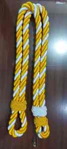 Correa táctica para hombro Root Fight Gear y cordones para silbato con gancho cromado en latón dorado y plateado, al por mayor, de poliéster tejido - Product Image 6