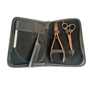 Ciseaux professionnels pour extensions de cheveux, outil de coupe de précision en métal pour l'installation et le retrait, en métal et plastique durable - Product Image 5
