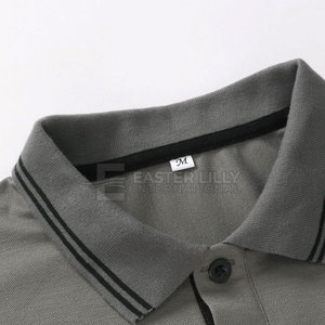 Polos de hombre de primera calidad a precio económico, polos con contraste de color hechos con el mejor material al por mayor - Product Image 3