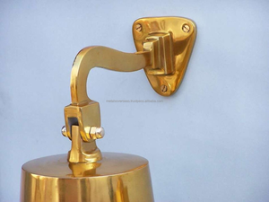 Cloche de bateau artisanale en laiton massif, cloche nautique marine pour la décoration de bateaux et la décoration de la maison - Product Image 4