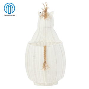 Best Selling New Design Handmade Shark Shaped Rattan <b>Storage</b> <b>Basket</b> with Lid High Quality Wicker <b>Toy</b> <b>Basket</b> Home Decor - Product Image 3