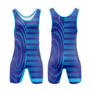 <b>Boys</b> Competition Wrestling Singlet Reversible Design Team Uniform Comfortable Compression Stretch Martial Arts Wear - Product Image 5