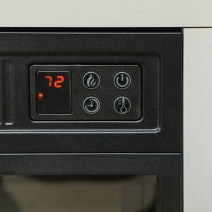 Caminetto Elettrico da 27 Pollici con Effetto Fiamma Realistico, 1400W, Inserto Riscaldante Sostituibile, Cornice e Funzionalità Rimovibili - Product Image 6