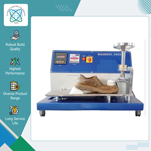 Oferta especial en máquina digital de prueba de rigidez de calzado de calidad confiable con sensor de montaje de 315 mm de origen indio - Product Image 2