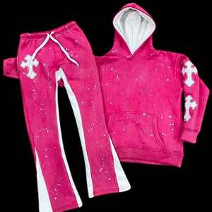 Chándal con Capucha para Hombre, Personalizado, de Invierno, 100% Algodón, Transpirable, Ligero, Informal, a la Moda, Talla Adulto, en Oferta - Product Image 1