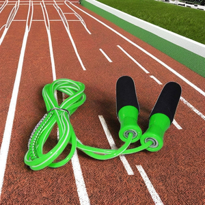 Skipping <b>rope</b> Factory Wholesale Bulk Anti-Tangle Fitness Gym Training Adjustable Blue Pink Beaded Jump <b>Ropes</b> for Students - Product Image 4