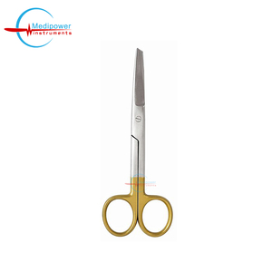Ciseaux à pansements chirurgicaux réutilisables Medipower Instruments 5 pouces en acier inoxydable |   Instrument de qualité hospitalière - Product Image 1