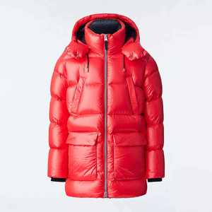 Manteau d'hiver pour femme de haute qualité, imperméable, parka courte tendance, veste décontractée, vêtement d'extérieur à capuche, col à revers, grande taille, chaud pour l'hiver - Product Image 6