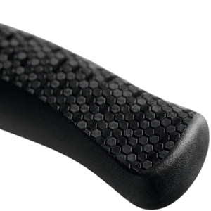 Couteaux de chef professionnels noirs en acier inoxydable, lames affûtées, manche texturé noir pour trancher la viande et les légumes - Product Image 6