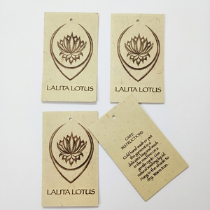 Custom Swing Tags for Home Textile Stores Premium Printed Apparel & Home Furnishing Hang Tags OEM Export India - Product Image 1