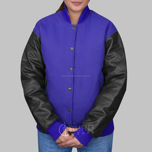 OEM personalizado de los hombres de satén chaqueta parche bordado Diseño de la calle Letterman chaqueta de béisbol - Product Image 5