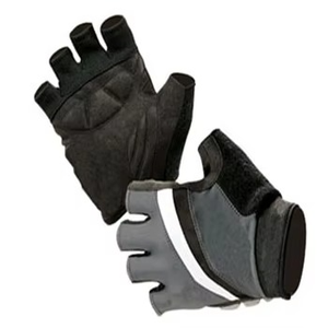 Gants d'équitation en cuir demi-doigts avec revêtement en polyuréthane, respirants, coupe-vent, légers, protection UV, pour l'extérieur - Product Image 1