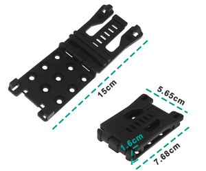 सामरिक मोले 5.56/7.62 मिमी पत्रिका पाउच के साथ मोले क्लिप फास्ट मैग होल्स्टर केस धारक बेल्ट सामरिक बनियान - Product Image 6