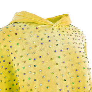 Sudaderas con Capucha de Rhinestone Transpirables y Sólidas de Fabricación Profesional, 100% Algodón, Novedad para Hombre, Gran Venta - Product Image 3