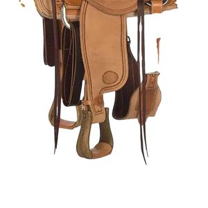 Silla de Montar a Caballo de Cuero Genuino Premium con Forro de Lana Suave, Diseño Ergonómico, Reforzada y Cómoda - Product Image 4
