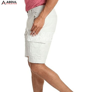 Stylish Men Cargo Shorts In Twill Cotton Fabric Durable And Breathable For Everyday Casual Wear Men Cargo Shorts - Product Image 4
