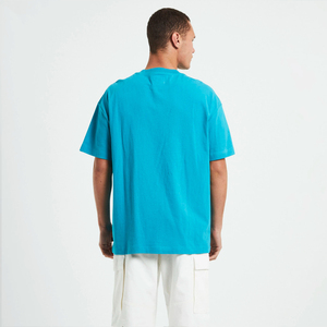 Solid Color Wholesale 100% Cotton Custom Printed Blank T-<b>Shirt</b> for <b>Men</b> Plain White and <b>Grey</b> with Logo Printing Plus Size Option - Product Image 2