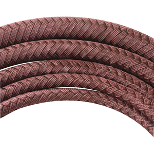 Fouet en nylon marron personnalisé de 06 à 16 pieds, 16 tresses, construction robuste avec support de ventre, dernier style, modèle équestre SP-50002 - Product Image 6