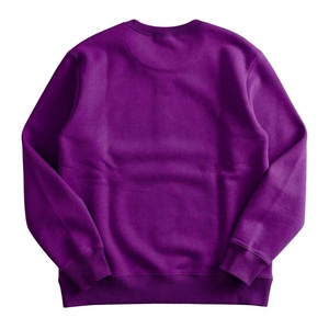 Sudadera Lisa de Cuello Redondo, Felpa de Algodón Grueso, Manga Larga, Ropa Casual de Invierno, Unisex, Color Sólido - Product Image 2