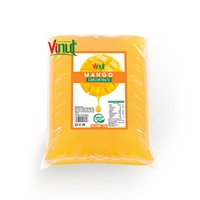 Concentré de jus de mangue de qualité supérieure, en vrac, sac de 10 kg, VINUT, pour importateurs et distributeurs en gros, provenant d'un fabricant vietnamien