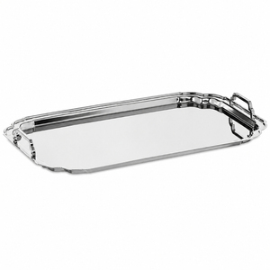 Stackable Stainless Steel Serving <b>Tray</b> <b>Mirror</b> Polish Rectangular Catering Buffet Platter With Handles For Hotel Restaurant Food - Product Image 4