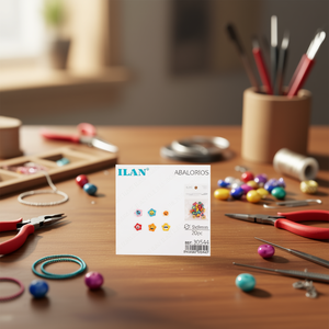 Ilan Abalorios Perline in argilla polimerica a forma di stella 5x9 mm 20 pezzi per la creazione di gioielli - Product Image 3