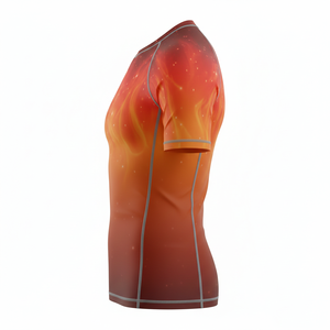 Camiseta Rashguard Sublimada Premium para Hombres, Mujeres y Niños, para MMA, BJJ, Jiu Jitsu, Entrenamiento No-Gi, Top de Compresión Resistente, Venta al Por Mayor - Product Image 3