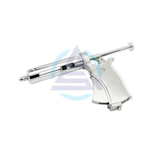 Pistola de Jeringa Ajustable, Automática y Continua, de Acero Inoxidable, para Vacunación de Animales, Alimentador de Medicamentos para Vacas, Cerdos y Ovejas - Product Image 1