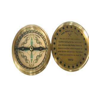 เข็มทิศสงครามกองทัพเรือราชวงศ์ทองเหลือง (1812) พร้อมรายละเอียดสั้นๆของสงคราม1812 - Product Image 3