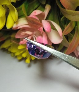 Pierre précieuse d'améthyste naturelle certifiée IGI, taille hexagonale unique, haute qualité, pierre lâche légère pour la fabrication de bijoux, bague, pendentif - Product Image 3