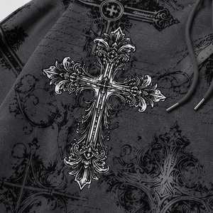 <span class=keywords><strong>Felpa</strong></span> da uomo Vintage stile Street autunno <span class=keywords><strong>taglie</strong></span> <span class=keywords><strong>forti</strong></span> 100% tessuto pesante in puro cotone lavato <span class=keywords><strong>con</strong></span> abiti artigianali Hip-Hop - Product Image 2