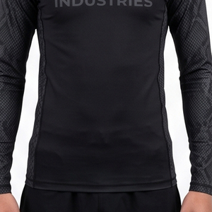 Custom Logo Unisex Rash Guard Swim Shirt 100% Cotton Quick Dry UPF 50+ <b>Compression</b> Breathable Eco-Friendly for BJJ MMA Grappling - Product Image 3