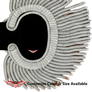 Hombreras de Teatro Personalizadas con Flecos, Epaulettes Hechos a Mano, Accesorio de Diseño Vintage de Lujo - Product Image 2