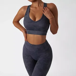 Ensemble de yoga pour femmes à séchage rapide en gros – Taille haute, prix bas - Product Image 3