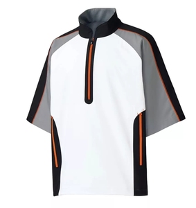 เสื้อแจ็คเก็ตแขนทรงแบทวิงสีสันตัดกันแบบซิป ¼ สำหรับผู้ชาย สไตล์หลวมๆ สปอร์ต เหมาะสำหรับฤดูร้อน - Product Image 6