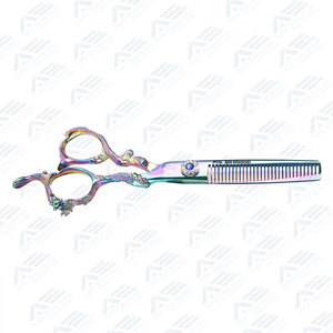 Ciseaux de Salon de Coiffure Professionnels avec Logo Personnalisé, Ciseaux de Coiffure et d'Effilage en Acier Inoxydable - Product Image 4
