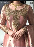 Magnifique ensemble haut-pantalon et dupatta en soie ZMY avec broderies et sequins, idéal pour les festivals – Vêtements ethniques – Fournisseur mondial