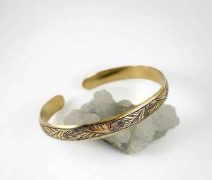 Bracelet ajustable en cuivre fait main, style vintage bohème, bijou énergétique, cadeau pour hommes et femmes - Product Image 6