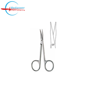 Supercut Stevens Micro Tenotomy Scissors 11.5cm Curved German Stainless Steel Plastic Surgery Scissors And <b>Instrument</b> - Product Image 2