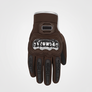 Gants de course d'été résistants aux chocs et aux impacts, antidérapants, pour l'extérieur, unisexes, style pull-on, couleur marron - Product Image 1
