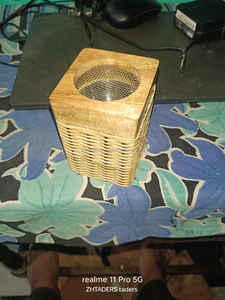 Quemador de incienso decorativo Mabkhara de madera epoxi hecho a mano personalizado para uso doméstico y de mezquita con función de enchufe de esencia de anís estrellado - Product Image 3