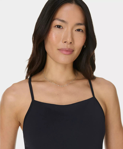 Ensemble deux pièces sans bretelles en fibre synthétique pour femme 2026 – Débardeur moulant à séchage rapide et contraste de couleurs – Idéal pour l'été - Product Image 4