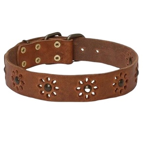 ปลอกคอสุนัขสุดหรู,ปกหนังแฟนซีแฮนด์เมดคุณภาพสูงขายส่งทุกขนาดและสี - Product Image 1